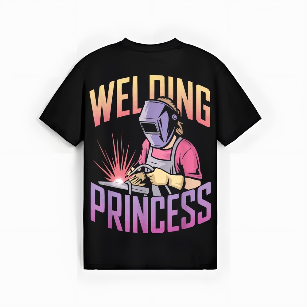 Welder Girl Weld Profession Metal Worker Welding T-Shirt