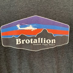 Next Level Apparel Men’s Size L Brotallion Apache Black Freedom. Flight. Fitness