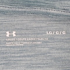 Under Armour Loose Green Long Sleeve 1/4 Zip Collared Performance T-Shirt Mens L