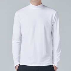Mens Activewear Turtleneck Casual Long Sleeve Pullover Shirt Tops Undershirt