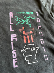 Brain Dead x Arc’teryx All Rise Toronto T-Shirt Rock Climbing Event / Gorpcore