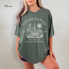 Charleston Unisex Shirt Travel Gift South Carolina Trip Lovers Souvenir Tee