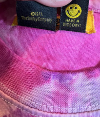 Chinatown Market x Smiley Mens Medium Big Smiley Graphic T-Shirt Tie Dye Spotted