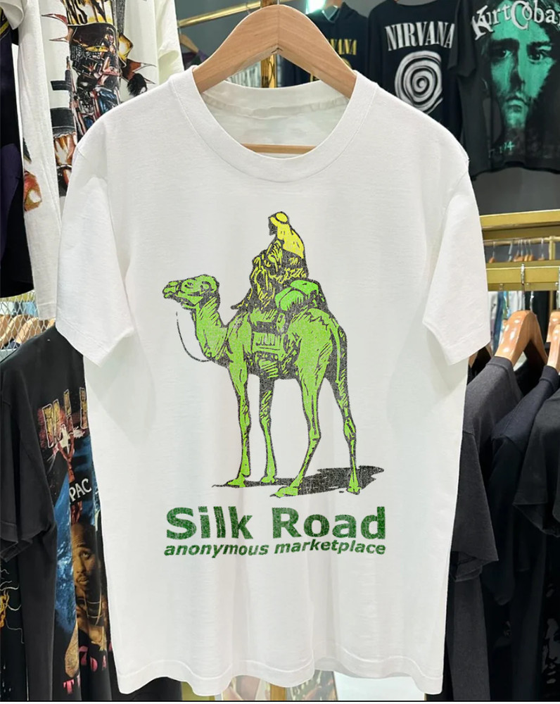 Vintage Graphic – SILK R0AD PROMO VINTAGE WASHED WHITE TSHIRT (L)