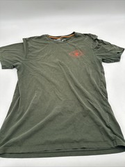 Timberland T-Shirt Men Small Graphic Print Logo Green ..#23402