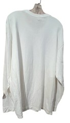 Nike Tee Shirt MXXL White Long Sleeves 100% Cotton Machine Wash