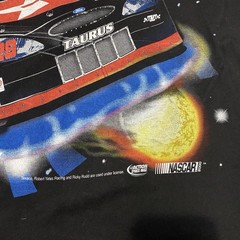 Vtg 90s Ricky Rudd Nascar Track Star All Over Print XL Chase -Small Spots Pic #4