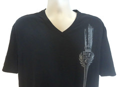 Vintage Express “Liberty & Justice” Black Crest Shirt 1980 Skull Grunge 2XL