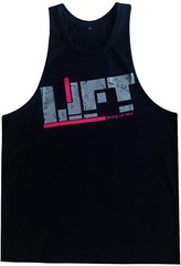 New Mens Lift Black Stringer Tank Top 2X Bodybuilding Gym Workout Tee Sleeveless