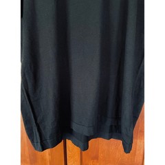 Collars and Co Lucca Cotton and Silk Tee Shirt Black Size 3XL NEW