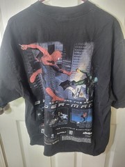 Marvel Spider Man 2 Video Game Promo Shirt PS2 Playstation Double Sided Size L