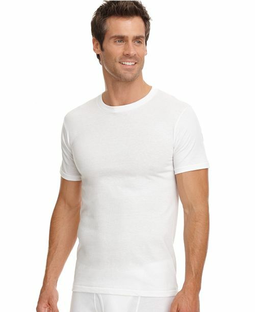 Christopher Hart Players CREW Neck Cotton T-Shirts White (2 -pack) Big and Tall