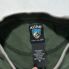 Kuhl Kommando Crew Shirt Men’s Medium Green Long Sleeve Wildfibre Organic Cotton