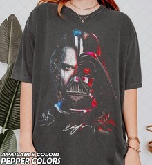 Anakin Skywalker Half Face T-shirt, Star Wars Darth Vader Bootleg Fan T-shirt,