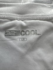 32 Degrees Cool Men’s 4-PK Short Sleeve Crew Neck Tee, White, Large – New!