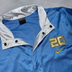 Vintage Nike United Ballers Warm Up Jersey Med Blue Ginobili Shooting Shirt Y2K