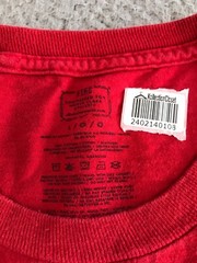Nike Shirt Men’s Large Red Short Sleeve Crew Neck Square Logo Graphic Tee