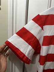 Where’s Waldo Cosplay Unisex T-Shirt Striped Binoculars Graphic Costume Tee SM