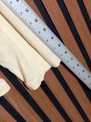 Marine Layer Shirt Large Men’s White Long Sleeve 4 Stripe Casual Crewneck