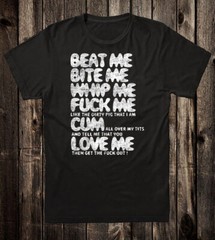 Retro Punk Tee T Shirt Novelty Seditionaries Boy London Beat Me Whip Me