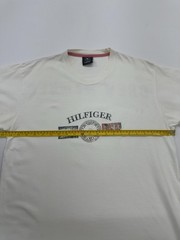Tommy Hilfiger Men’s T-Shirt White Graphic Logo Size L Regular