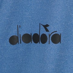 diadora Tech Crew Neck Short Sleeve Athletic T-Shirt Mens Blue Casual Tops 17964