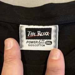 RARE – NWOT – Vintage – The Roxx – AC/DC – NO BULL – Double Sided T Shirt – 3XL