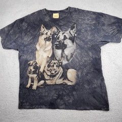 Graphic T-Shirt Bundle Men 3XL German Shepherd Dog Lover Streetwear Big Tall 4pc