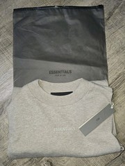 Fear of God Essentials Gold Heather Tee Core Oversized Size XS New With Tags
