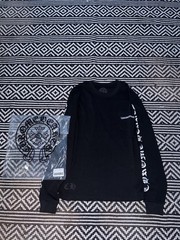 Chrome Heart Men’s Long Sleeve T-Shirt Size Small Black