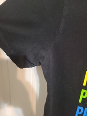 Busboys And Poets Pride Washington DC Large Mens Black Double-sided Logo Tshirt