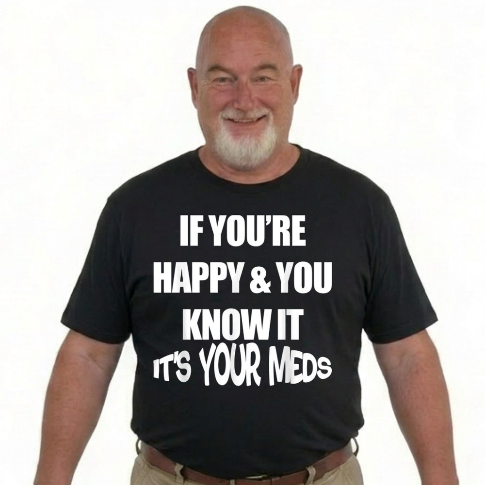 Kev’s Cruising Shirt – 100% Cotton – Multi Colours – If you’re Happy & you Know