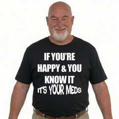 Kev’s Cruising Shirt – 100% Cotton – Multi Colours – If you’re Happy & you Know