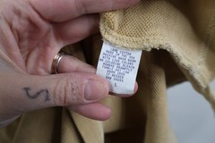 Vtg 90s Orvis Mens Large Faded Baggy Heavy Stonewash Thermal Knit T-Shirt USA