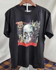 Men’s SLAYER South Of Heaven T-shirt Global Licensed True to Size Large Black
