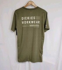 Dickies Temp-IQ Cooling Olive Green Short Sleeve Performance T-shirt Medium NWT