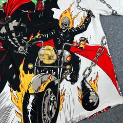 Chronic Images Shirt Mens XL “Hell Race” Spawn vs Ghost Rider AOP All Over Print