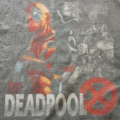 Marvel Deadpool x Goat Crew T-shirt Men XL Oversized Heavyweight Vintage Black