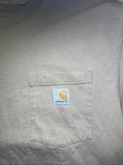 Carhartt Men’s K87 Medium Short Sleeve T-Shirt – Desert