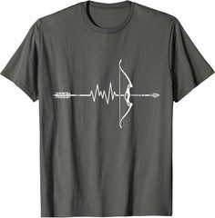 Heartbeat Bow Hunting Archer Archery T-Shirt UNISEX S-3XL