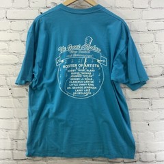 Jeerzees Tee Sz XL The Great Alaskan Jazz Festival Vintage 1996 Blue