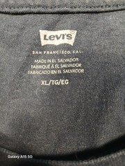 Levi’s Men’s Blue Logo Graphic Print Crew Neck Short Sleeve T-Shirt XL