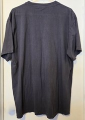 Gildan Classic Men’s T-Shirt, With Graphics, XL – Gray, 100% Cotton PREOWNED
