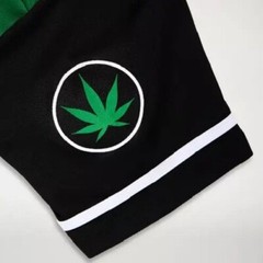 Death Row Records Men’s XL Buttons Baseball Jersey Green #91 Weed Snoop Dogg NWT