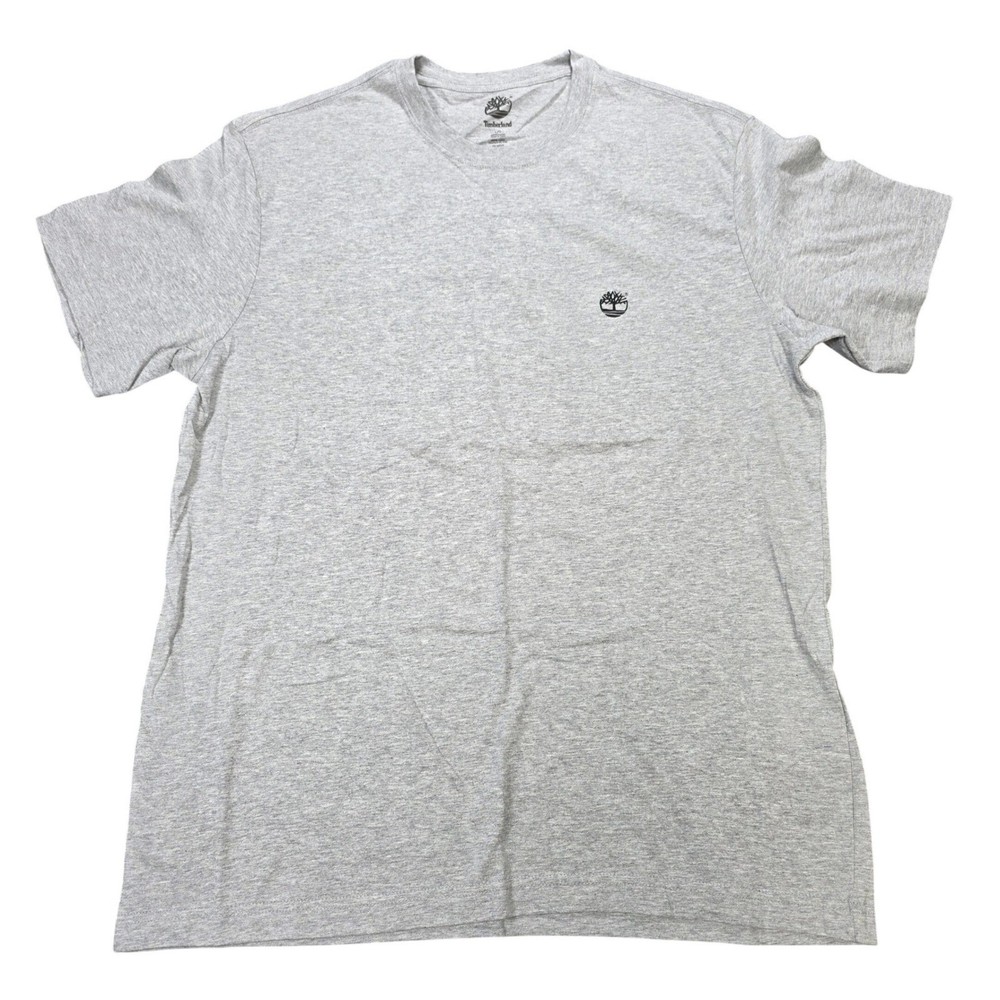 Timberland 100% Cotton Graphic T-Shirt Men’s Size L Gray Rugged and Durable NWT
