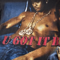 VTG Usher Rap Tee Shirt Black Size M-L Hip Hop R&B U got it Bad Y2K 21×27 Rare