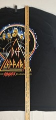 Def Leppard Tour Shirt XL Black 2024 Summer Stadium Concert Band Graphic Tee