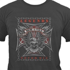 Legends Never Die T Shirt You Choose Style, Size, Color Up to 4XL 10155