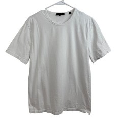 Vince Men’s White Crewneck T-Shirt Medium 100% Cotton Made in USA Minimalist