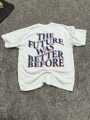 Flashback Streetwear Company 3D Graphic Double Side AOP Size Medium Small Stain